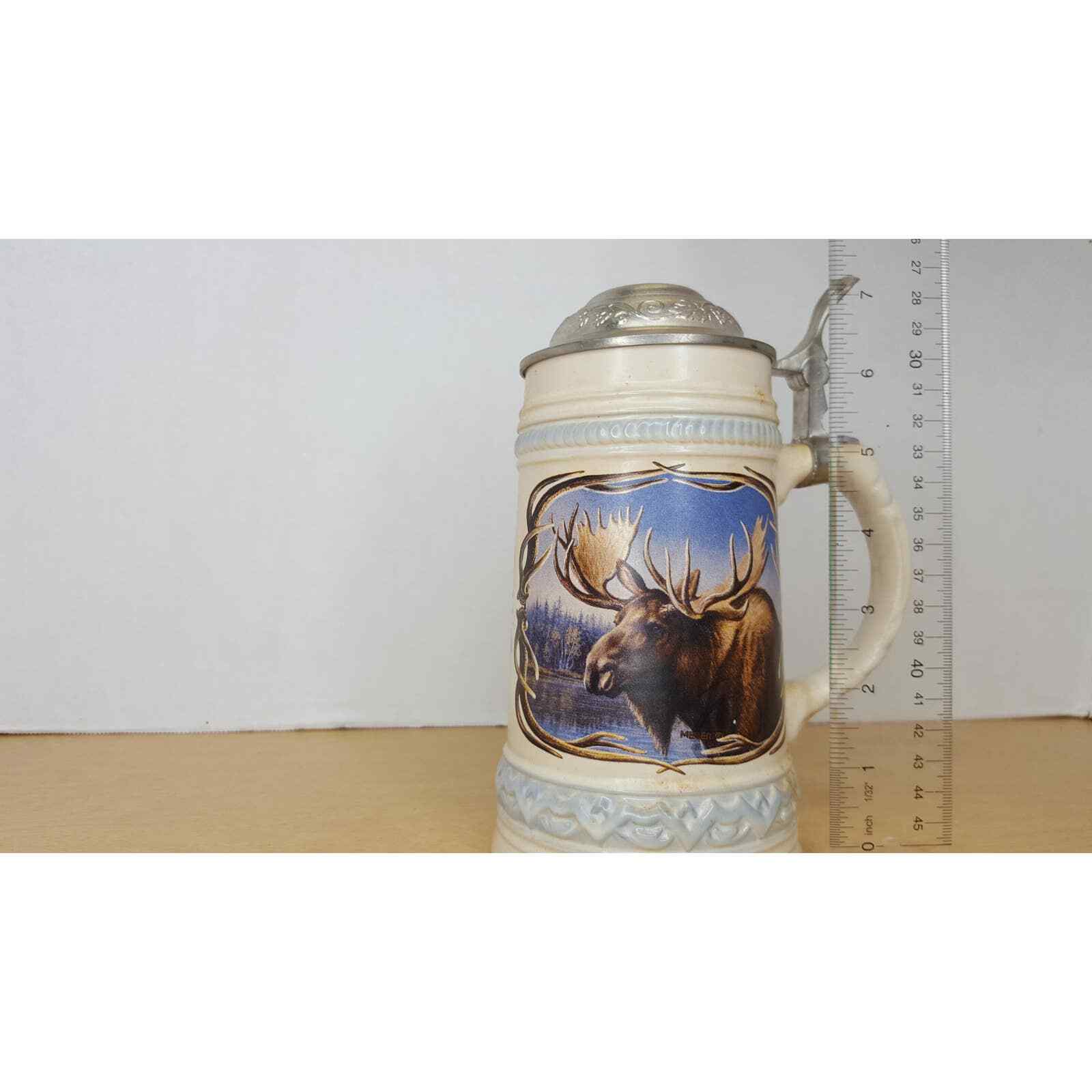 7" Gerz Handarbeit German Beer Stein Mug Moose | eBay