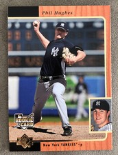 2007 Upper Deck SP Phil Hughes Baseball Card Rookie (RC) #284 Yankees High-Grade