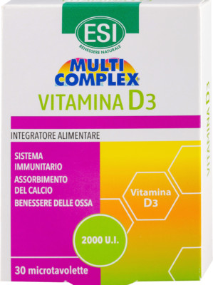 ESI MULTICOMPLEX VITAMIN D3 2000UI Micro Tabletten, 30 Stück