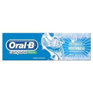 Oral-b toothpaste complete mouthwash&whitening 100ml (5013965954382)