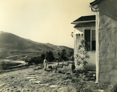USA Kalifornien Palos Verdes Halbinsel Panorama Kinder altes Foto 1920er