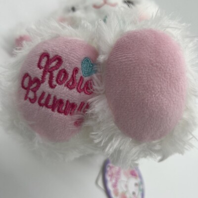 ROSIE BUNNY White Rabbit Plush Doll 16cm Stuffed Toy Cute Japan
