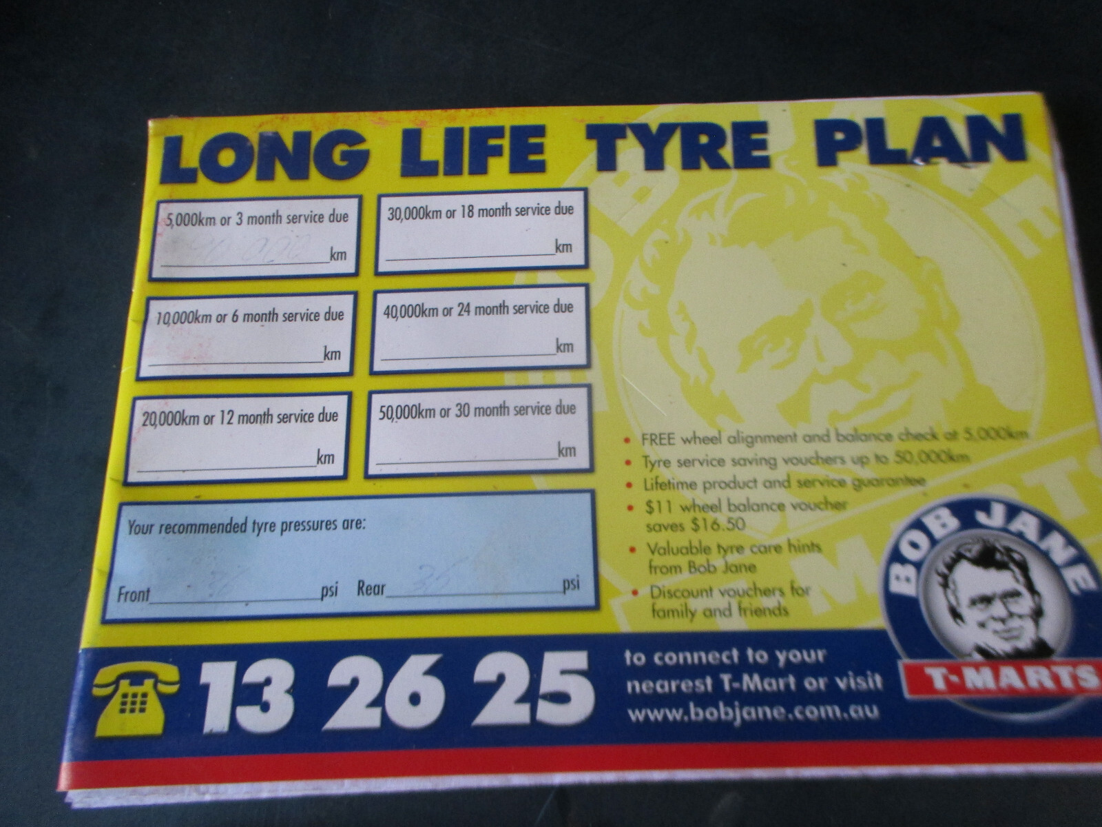 Car bob jane tmart book owners book VIP glovebox eBay