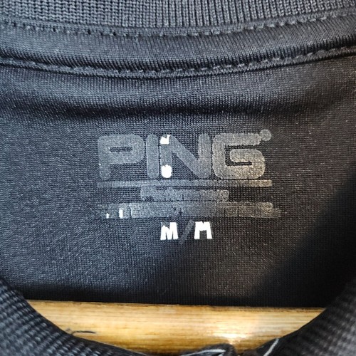 Ping Performance Poloshirt Gr. M Baylor University Logo schwarz / mit weißen Streifen - Bild 5 von 10