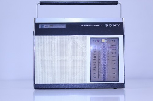 VTG Sony 6F-19W Radio FM/AM 9 Transistor Receiver 1970's Solid State Tokyo Japan - Picture 18 of 24