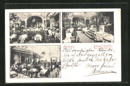 Ansichtskarte Hamburg-Neustadt, Restaurant Dammtor-Pavillon 1905  - Picture 1 of 2