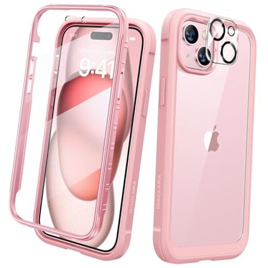Designed for iPhone 15 Case, Full Body Rugged Case iPhone 15 6.1