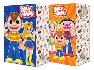 20 Bolsas Bond Dulceros Personajes Fiesta Bely y Beto