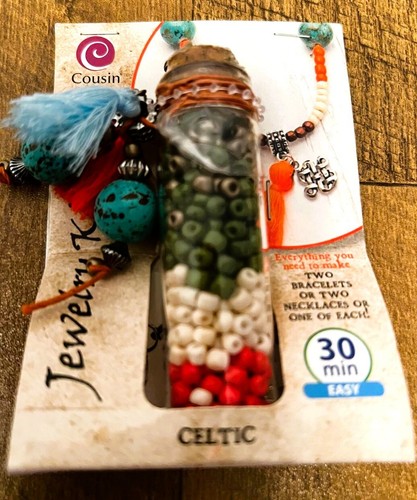 KIT de joyería de 2 piezas para hacer una botella - dos pulseras o dos collares Ea - bricolaje artesanal - Imagen 2 de 4