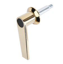 Gun Safe Handle Replacement With Gold Finish Standard L Shape For Safe door