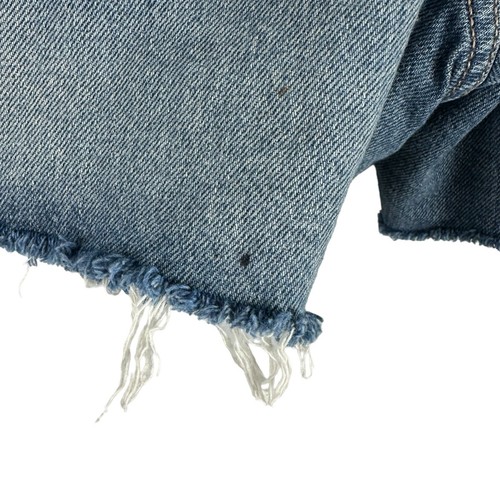 Free People We The Free Jeansshorts Größe 32 Knopf hoher Bund roher Saum abgenutzt - Bild 9 von 14