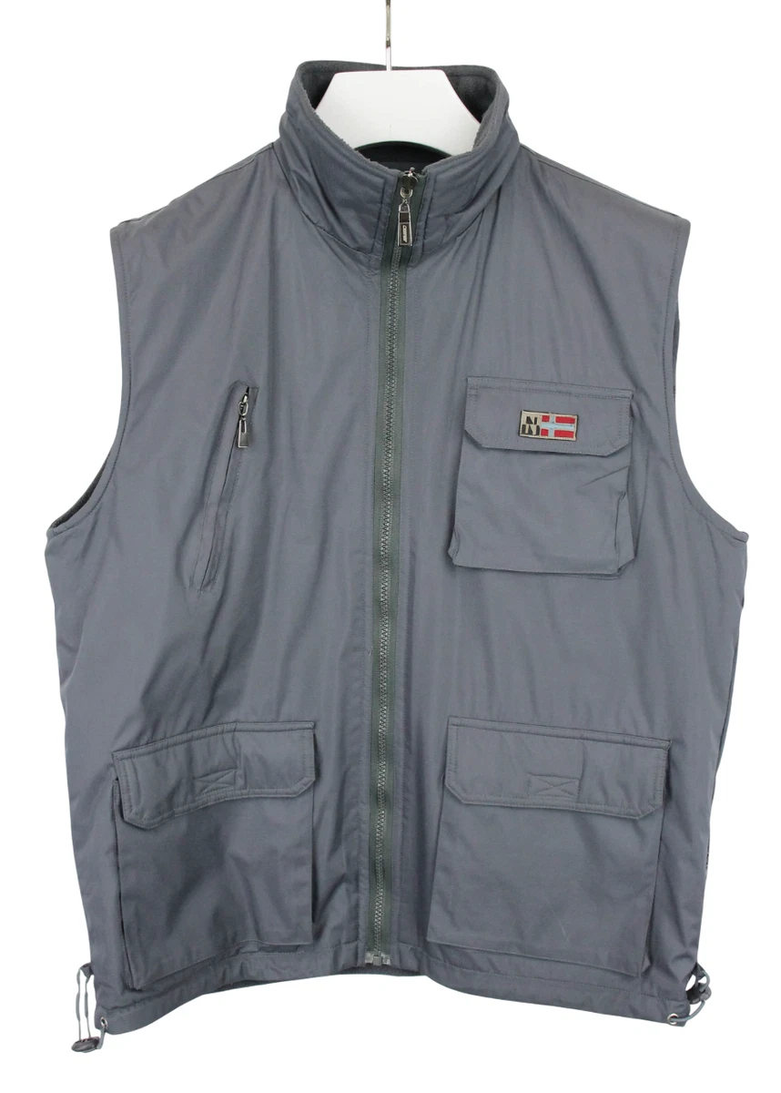 PEUTEREY Veste d'Extérieur Homme Gris Hiver Zippée (EU 56