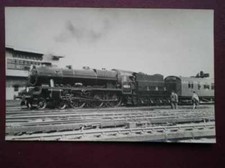 POSTCARD LMS CLASS 6P LOCO NO 46154 'THE HUSSAR' AT WATERLOO