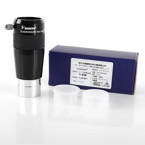 1.25" 5X Focal Extender Barrel Achromatic Barlow Lens Multi-Coated Telescope - Picture 1 of 10