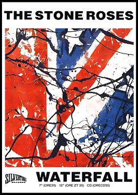 Stone Roses Waterfall A3 A4 Print Poster Unframed