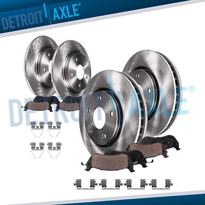 #ad #ad Front Rear Rotors Ceramic Brake Pads for 2013 2014 2015 2016 2017 Honda Accord $141.22