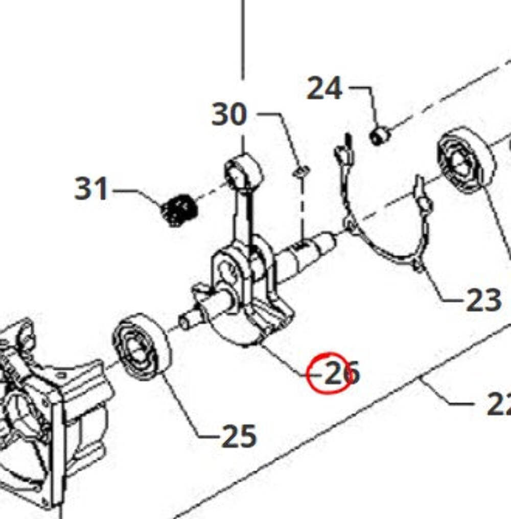 Albero Motore per Decespugliatore Bluebird P28 P35E - Alta Durata