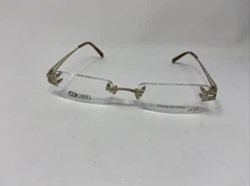 A-LIST EYEWEAR 8 SATIN GOLD 54/20/140 RIMLESS EYEGLASSES FR31