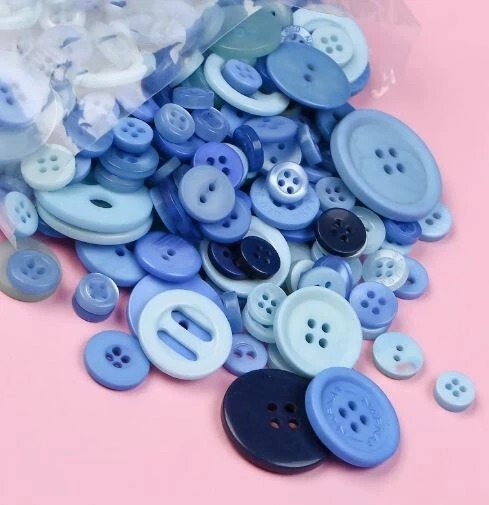 30g Mixed Color Resin Buttons Sewing Scrapbooking Clothing Handmade DIY Craft AU - image 3 of 4