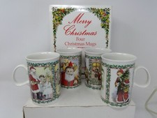 Boxed Set of 4 Dunoon Stoneware Christmas Mug...