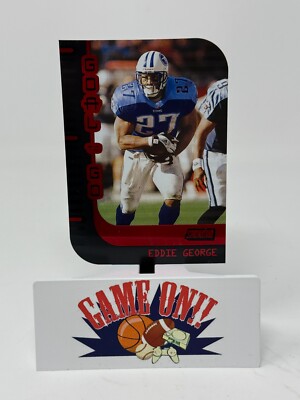 2000 Topps Stadium Club Eddie George Goal To Go Die-Cut Card #G15