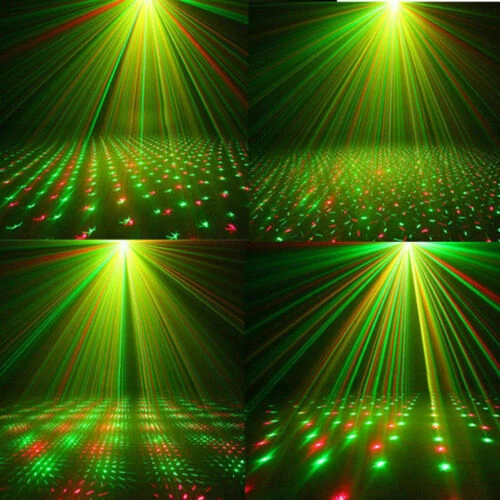 Mini Laser Projector Stage Lights LED R/G Lighting Xmas Party KTV DJ Disco Light - Image 4 of 4