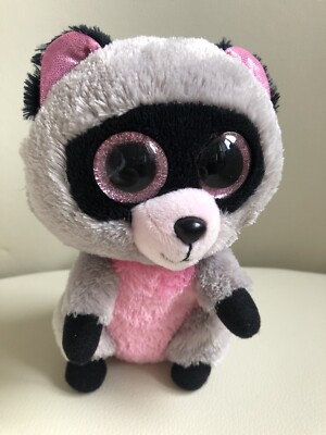 Ty Beanie Boo Rocco The Raccoon - 6” Soft Toy Plush | eBay UK