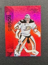 2023-24 UD Skybox Metal Universe ❄️ John Gibson ❄️ PMG 💎 Red 🔴 SP /100