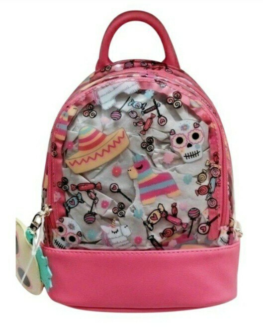 BETSEY JOHNSON Day of the Dead Bag Backpack, Skulls, Candy  display picture 3