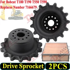 2PCS Track Drive Sprocket 7166679 Fit Bobcat T180 T190 T550 T590 15 Tooth
