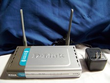 D-Link Super G with MIMO Wireless Router DI-624M - Wireless Router - EUC