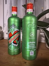 2 Flaschen Killepitsch Kr&auml;uterlik&ouml;r Designedition Mercedes Sonderedition 2016 NE