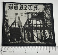 Burzum1 Aske Black Border Woven Patch