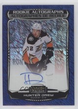 2022 O-Pee-Chee Platinum Rookie 2023-24 Update Blue Traxx Hunter Drew Auto 1os2