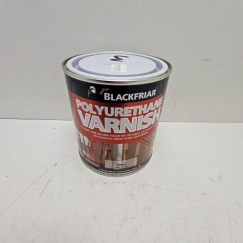 Blackfriar Clear Satin Polyurethane Varnish 500ml BF0230002E1 ref80 - Afbeelding 1 van 4