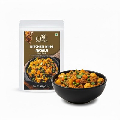 Aiva Chef Kitchen King Masala (Spice Blend) 3.5 oz (Pack of 12)