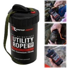 Rapid Rope Canister 120ft Flat Tactical ParacordThe rope color is random
