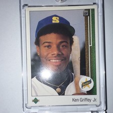 1989 Upper Deck Star Rookie Ken Griffey Jr. Seattle Mariners Baseball Card #1