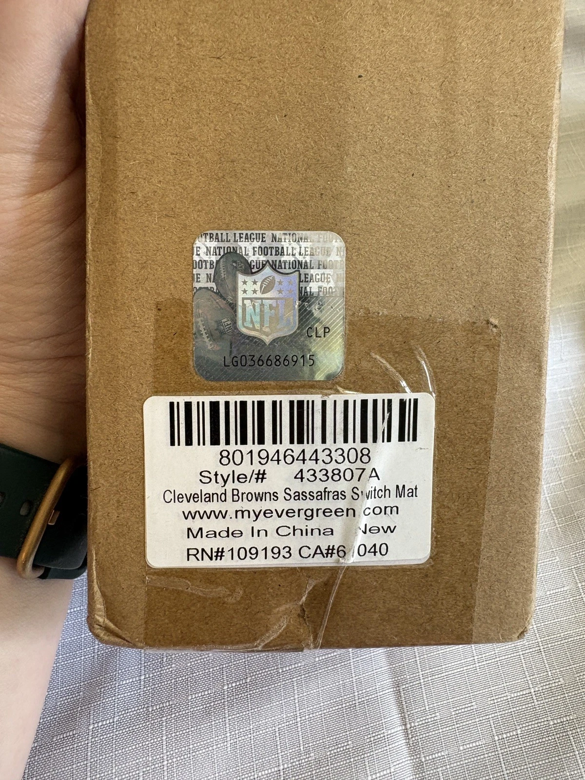 football Cleveland Browns Sassafras Switch Mat