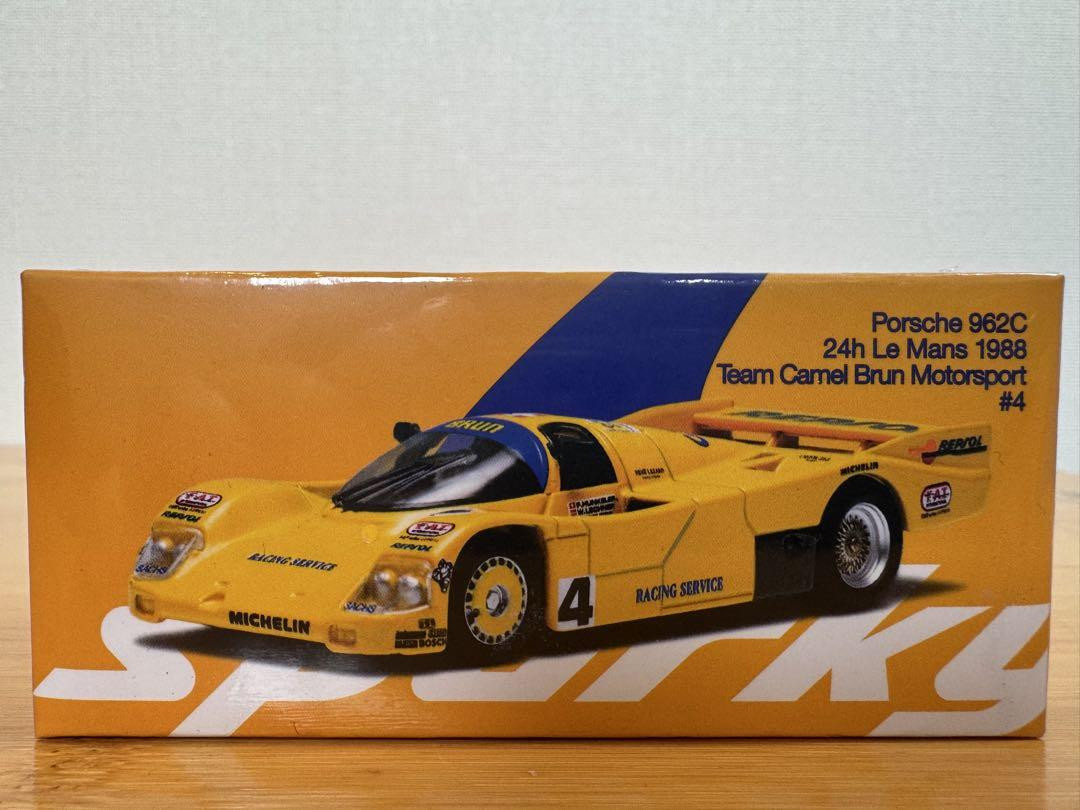 Sparky Porsche 962C 1/64 24H Le Mans 1988 Team Camel Brun