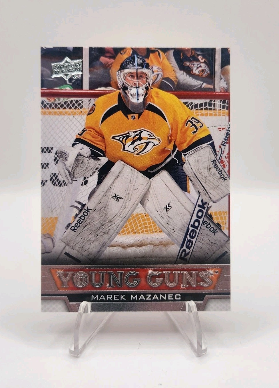 2013-14 Upper Deck Young Guns Marek Mazanec #468 Rookie RC