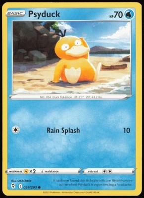 Psyduck 024/203 SWSH07: Evolving Skies Regular - LP3