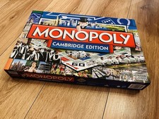 Monopoly Cambridge Edition - Trading Property Board Game Complete.