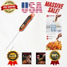 Instant Read Kitchen Thermometer with Calibration & Magnetic Storage Option