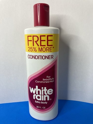 Vintage 1989 White Rain Conditioner Extra Body Formula 20oz. Bathroom Prop 80’s - Picture 1 of 11
