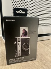 NEW Fujifilm instax mini Evo Hybrid Instant Camera - Black