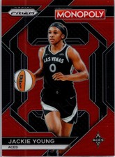 Jackie Young Prizm Monopoly Red Prizm /99 WNBA15