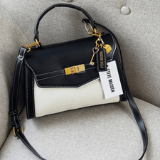 Steve Madden Canvas Top-Handle Crossbody Handbag