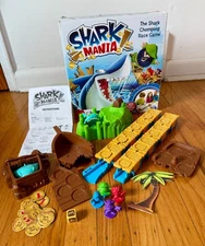 Shark Mania game by Spin Master 100% Complete Working Great condition Rare