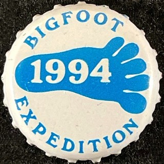 BIG FOOT 1994 PLASTIC LINED BOTTLE CAP SIERRA NEVADA CALIFORNIA MICRO SET CROWNS